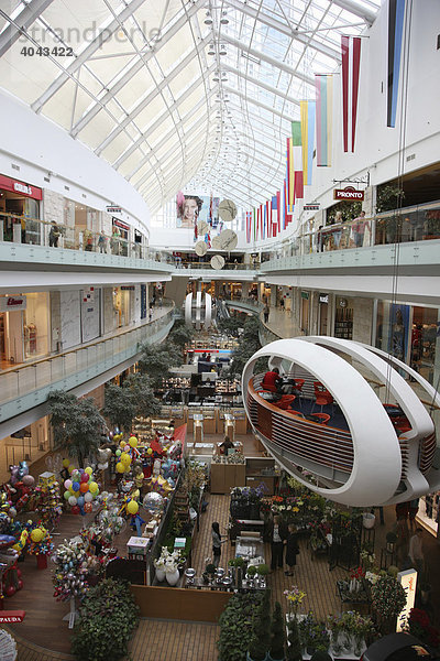 Im Europos Center  modernes Einkaufszentrum  Vilnius  Litauen  Baltikum  Nordosteuropa