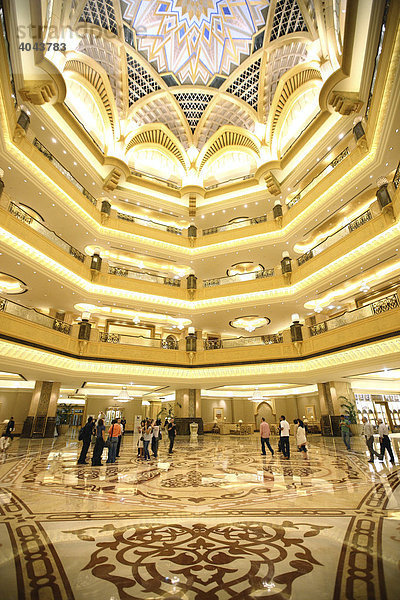 Emirates Palace Hotel  Kempinski Gruppe  Abu Dhabi  Vereinigte Arabische Emirate  Naher Osten
