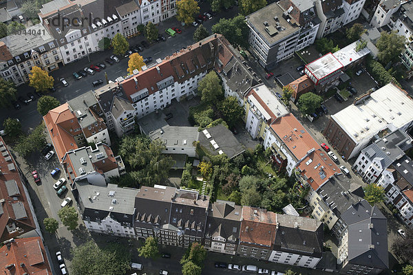 Wohnblock  in der Innenstadt von Münster  Nordrhein-Westfalen  Deutschland  Europa
