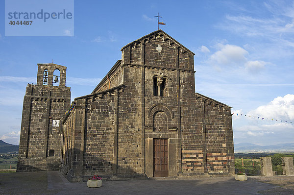 Romanische Kirche Santa Maria del Regno in Ardara  Sardinien  Italien  Europa