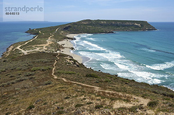 Capo San Marco auf der Halbinsel Sinis  Sardinien  Italien  Europa