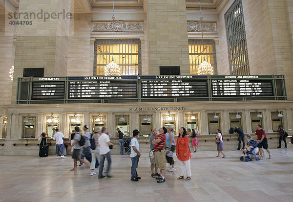 Grand Central Station  Bahnhof  Manhattan  New York  USA  Vereinigte Staaten von Amerika