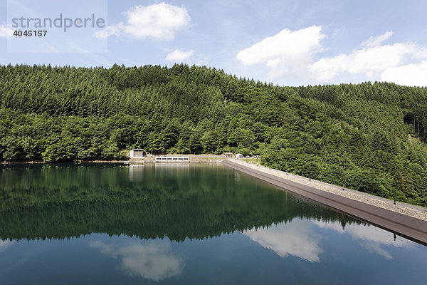 Riveristalsperre  Trinkwasserversorgung für Trier  Rheinland-Pfalz  Deutschland  Europa