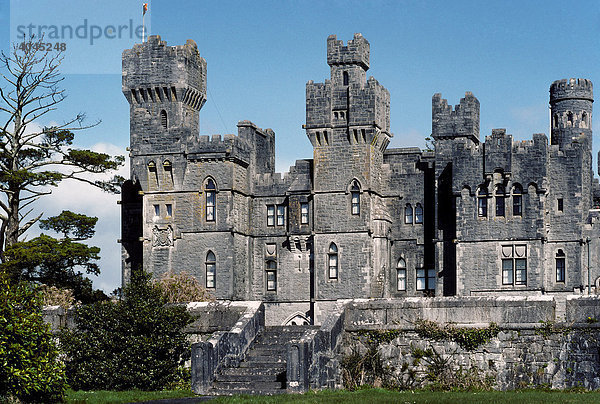 Ashford Castle  Schlosshotel am Lough Corrib  County Mayo  Irland  Europa
