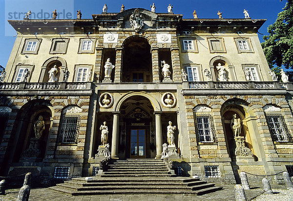 Villa Torrigiani di Camigliano  barocke Fassade  Lucca  Toskana  Italien  Europa