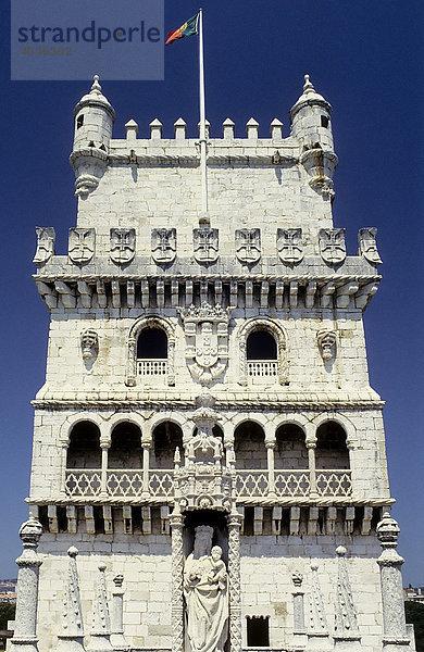 Torre de BelÈm  Lissabon  Portugal  Europa