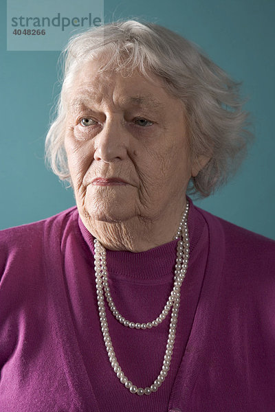 Porträt einer alten Dame
