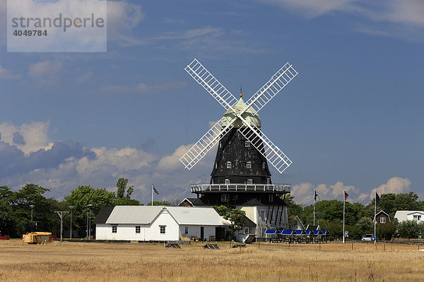 Achtstöckige Windmühle  eine der größten Windmühlen der Welt  Öland  Kalmar län  Schweden  Skandinavien  Europa