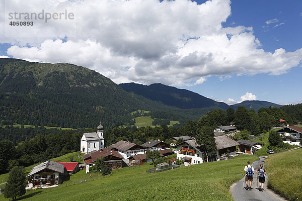 Wamberg bei Garmisch-Partenkirchen  Werdenfelser Land  Oberbayern  Bayern  Deutschland  Europa