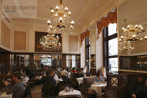 Innenansicht Café Mozart  Wien  Österreich  Europa