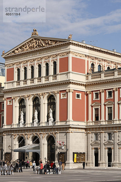 Musikverein  Gesellschaft der Musikfreunde  Wien  Österreich  Europa