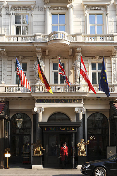 Hotel Sacher  Wien  Österreich  Europa