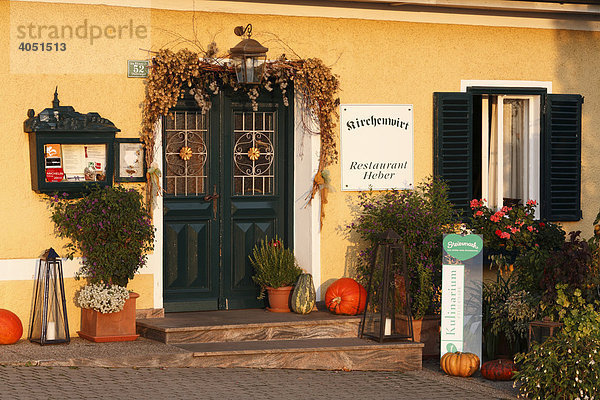 Restaurant Kirchenwirt  Kitzeck im Sausal  Sausaler Weinstraße  Steiermark  Österreich  Europa