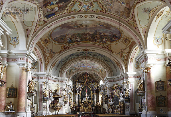 Innenansicht Veitskirche  St. Veit am Vogau  Steiermark  Österreich  Europa