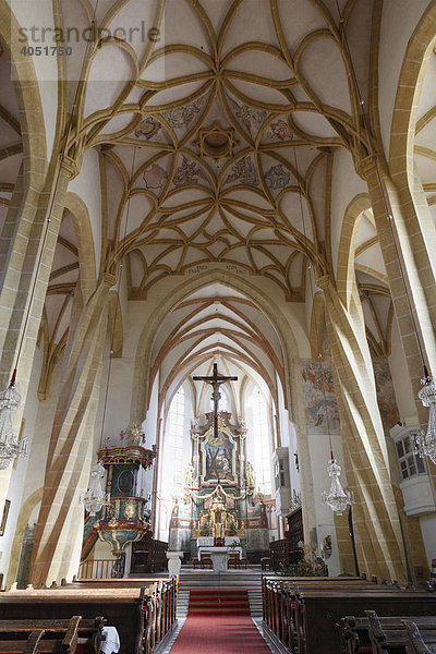 Gotische Stiftskirche  Stift Göß  Leoben  Steiermark  Österreich  Europa