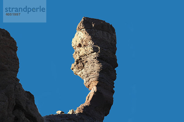 Teil der Felsformation Roques de Garcia  Teneriffa  Kanaren  Kanarische Inseln  Spanien  Europa