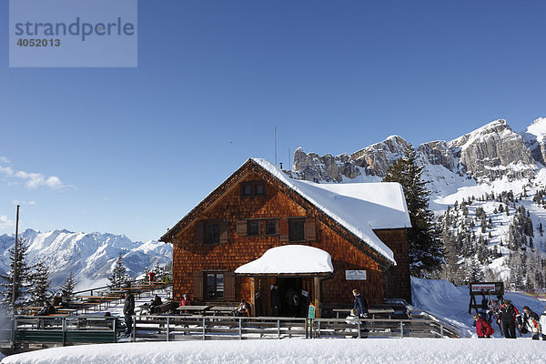 Erfurter Hütte im Rofan  Rofangebirge  Tirol  Österreich  Europa
