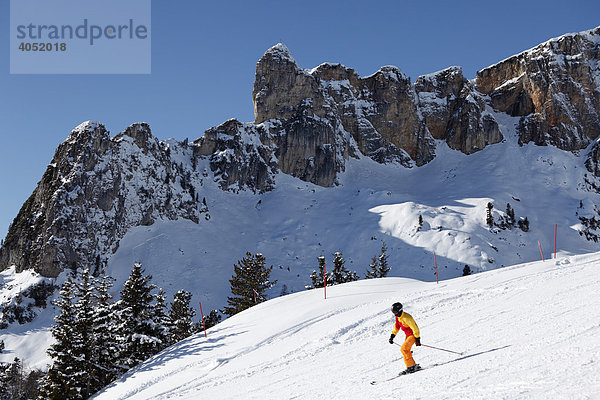 Skigebiet Rofan  Dalfazer Wände  Rofangebirge  Tirol  Österreich  Europa