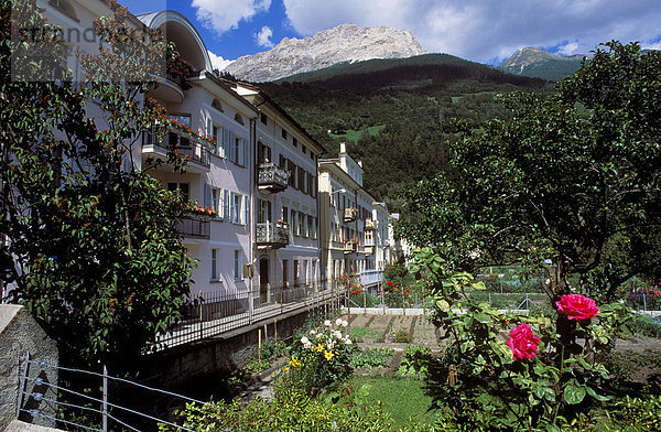 Spaniolenviertel in Poschiavo  Puschlav  Bernina  Graubünden  Schweiz  Europa