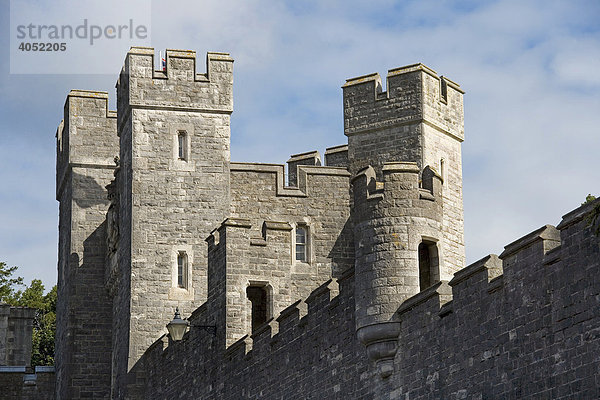 Arundel Castle  Sussex  Großbritannien  Europa