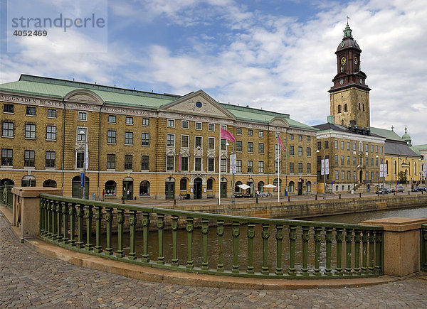 Göteborger Stadtmuseum im Gebäude der traditionsreichen Schwedischen Ostindischen Kompanie  Göteborg  Schweden  Europa