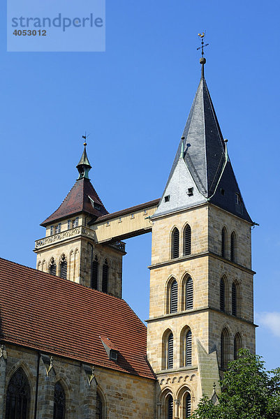 Stadtkirche St. Dionys  Esslingen am Neckar  Baden-Württemberg  Deutschland  Europa