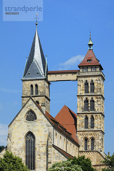 Stadtkirche St. Dionys  Esslingen am Neckar  Baden-Württemberg  Deutschland  Europa