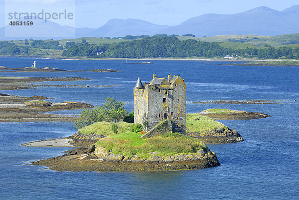 Castle Stalker  Schottland  Großbritannien  Europa