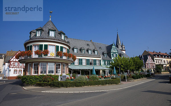 Hotel Schwan in Oestrich-Winkel  Rheingau  Hessen  Deutschland  Europa