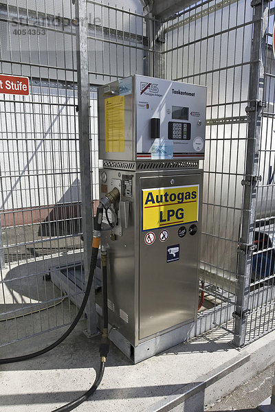 Tankstelle für Autogas LPG  Deutschland