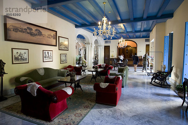 Lounge  Hotel Santa Isabel in Havanna  Cuba  Kuba  Karibik