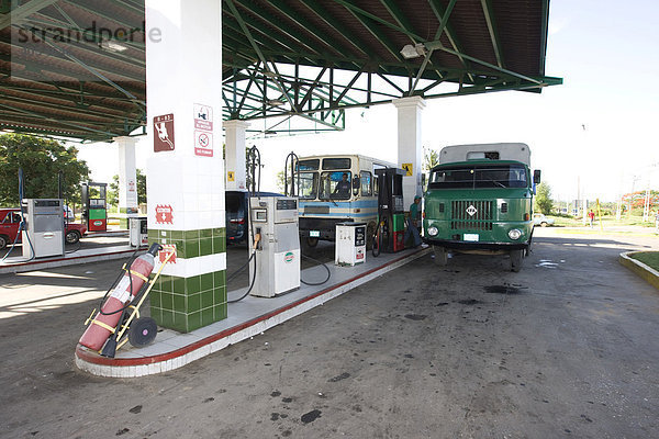 Tankstelle  Kuba  Karibik  Amerika