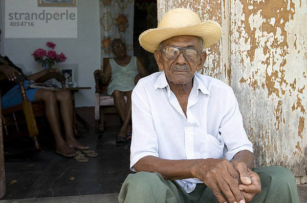 Alter Kubaner  Kuba  Lateinamerika  Amerika