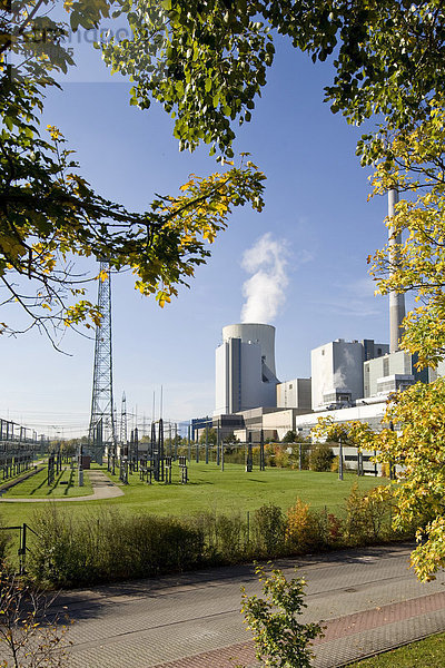 Dampfkraftwerk der Firma Eon  Großkrotzenburg  Hessen  Deutschland  Europa