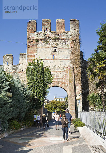 Ruine bei Lazise  Lombardei  Italien  Europa