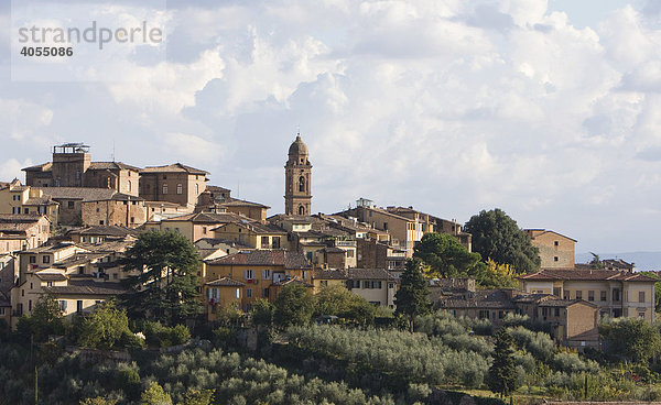 Blick auf die Altstadt von Siena  Siena  Toskana  Italien  Europa