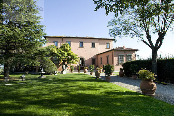 Weingut und Luxushotel Villa Mangiacane  San Casciano  Chianti  Provinz Florenz  Firenze  Toskana  Italien  Europa