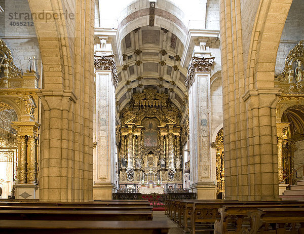 Die Kathedrale von Porto  Innenansicht  Porto  UNESCO Weltkulturerbe  Portugal  Europa