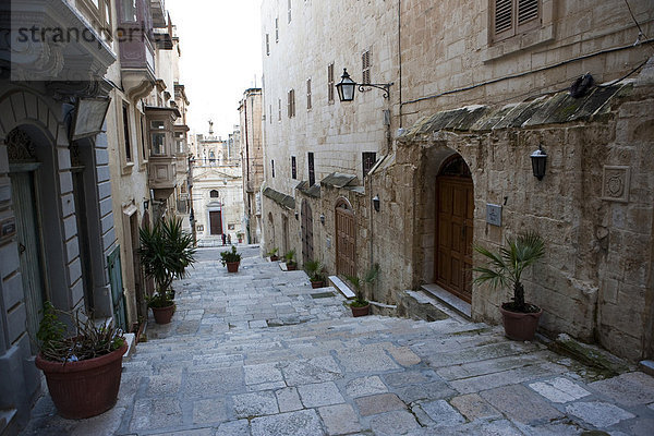 Enge Gasse St. Lucia Street  Valletta  Malta  Europa