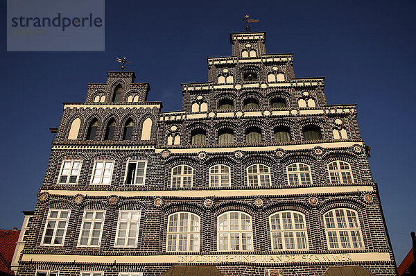 Renaissance-Fassade der Industrie-und Handelskammer  Detail  Lüneburg  Niedersachsen  Deutschland  Europa