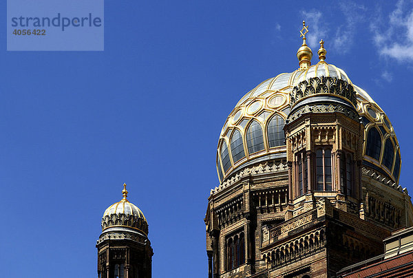 Neue Synagoge  Detail  Berlin-Mitte  Berlin  Deutschland  Europa