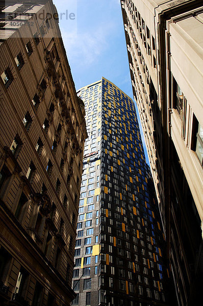 Hochhäuser in Downtown  New York City  USA