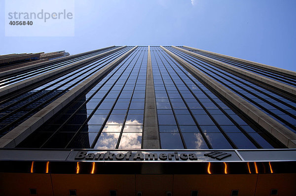 Wolkenkratzer Bank of America  New York City  USA