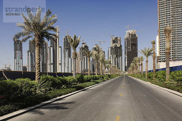 Neubaugebiet Al Wasl  Dubai  Vereinigte Arabische Emirate  Naher Osten