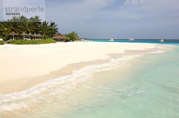 Sandstrand im Laguna Resort  Malediven  Indischer Ozean
