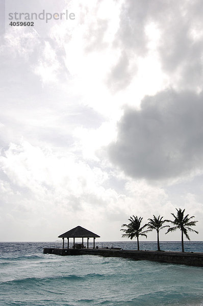 Landesteg  Laguna Resort  Malediven  Indischer Ozean