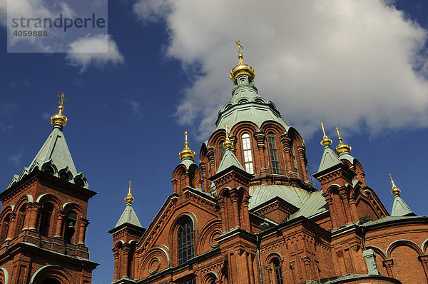 Orthodoxe Uspenski-Kathedrale  Helsinki  Finnland  Europa