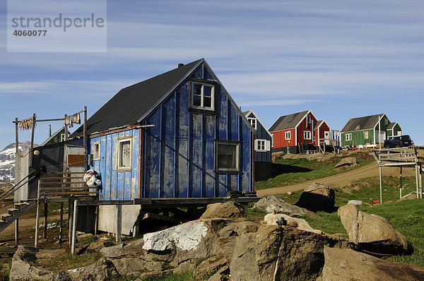 Ortschaft Tasiilaq  Ammassalik  Ostgrönland  Grönland