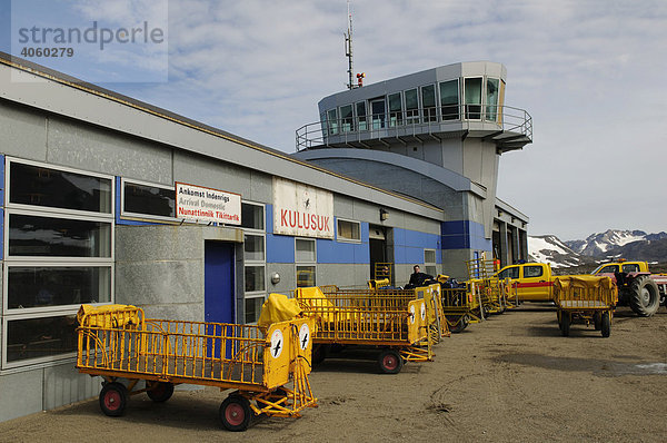 Flughafen in Kulusuk  Ostgrönland  Grönland