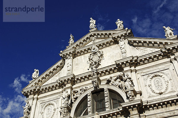 Fassade  Sankt Mois Kirche  Venedig  Veneto  Italien  Europa